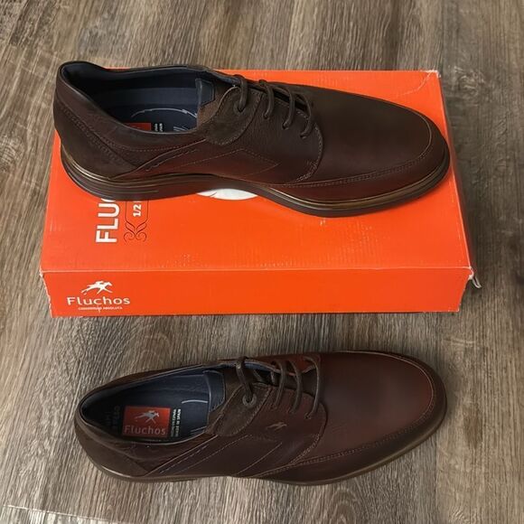Fluchos Thunder F0337 Lace-Up Leather Brown Boot Mens Size EU 44, US11 - Picture 4 of 6